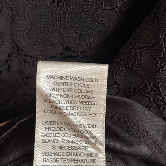 NWOT Love Fire Black Lace Off the Shoulder Dress - Picture 11 of 15